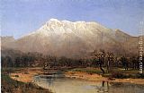 Thomas Hill Canvas Paintings - Mount St. Helena, Napa Valley